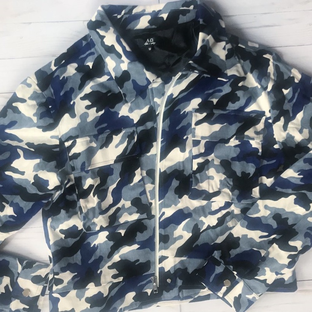 Blue Camo Jacket - Picture 3 of 3
